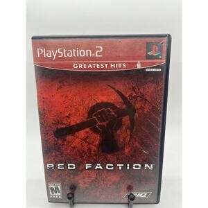 Red Faction PS2 CIB Sony PlayStation Complete Volition Mars Ultor Geo-Mod FPS
